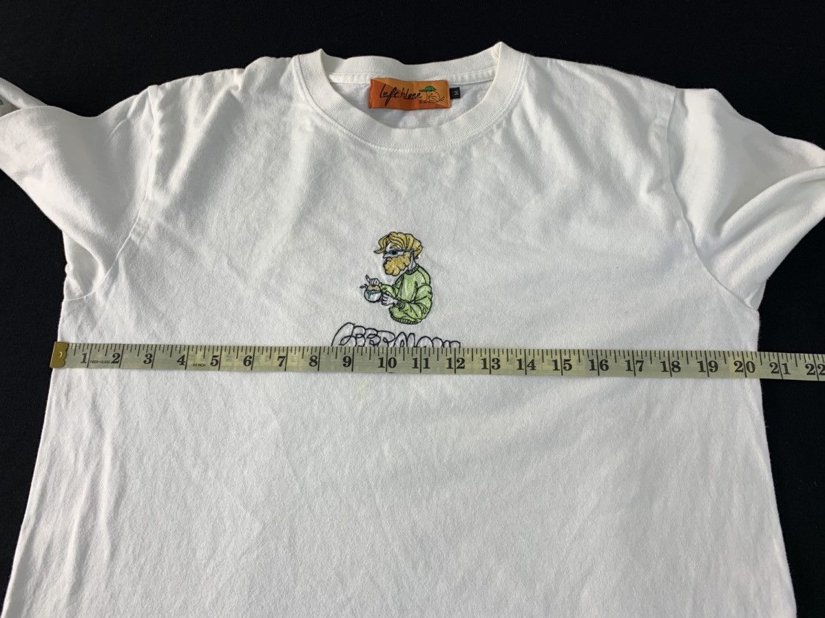 Japanese Brand Left Alone Embroidery Logo Side Tape Sleeve Donut Tee Size US M / EU 48-50 / 2 - 9 Thumbnail