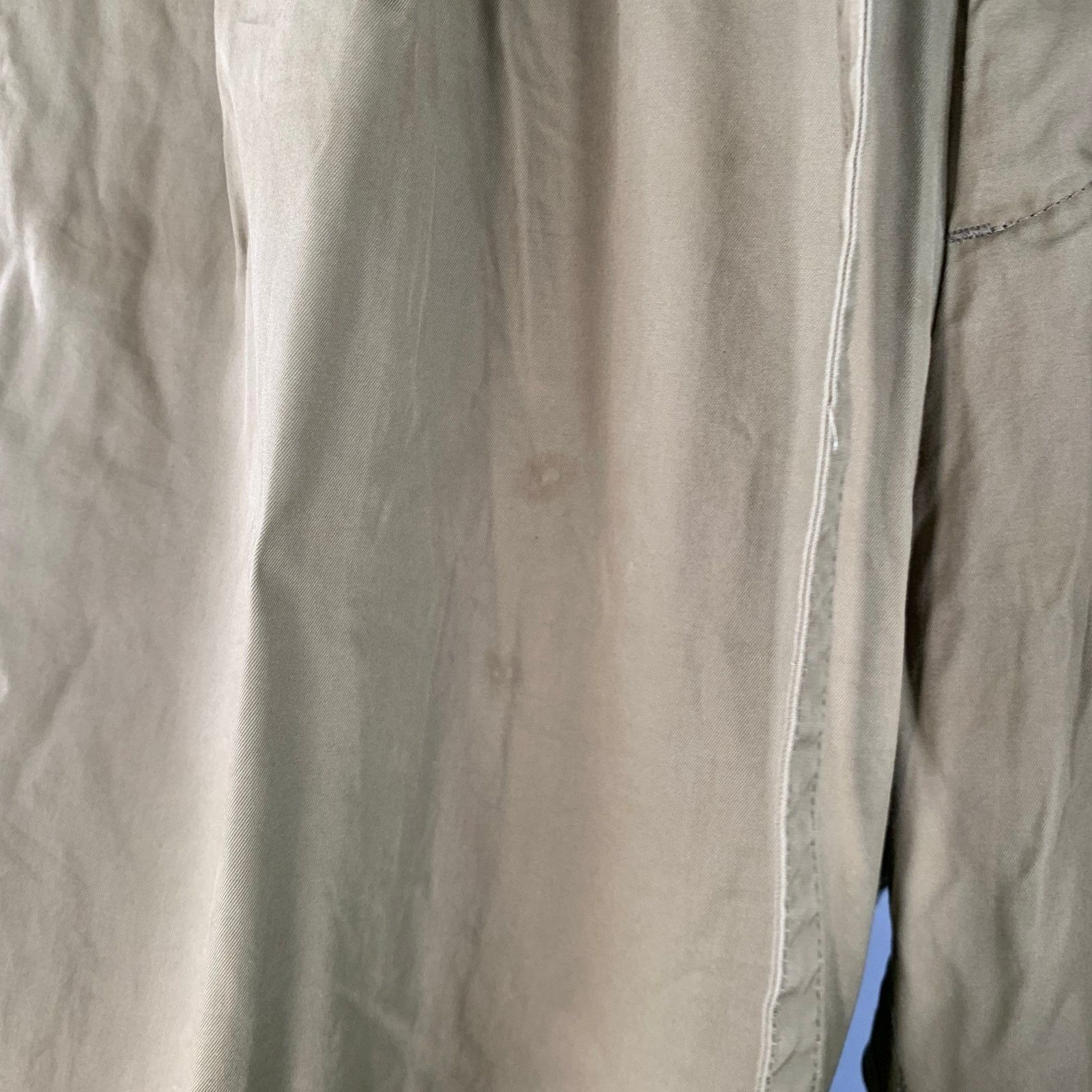 Visvim Hakama Olive Green Cotton Pleated Button Fly Dress Pants Size US 34 / EU 50 - 3 Thumbnail