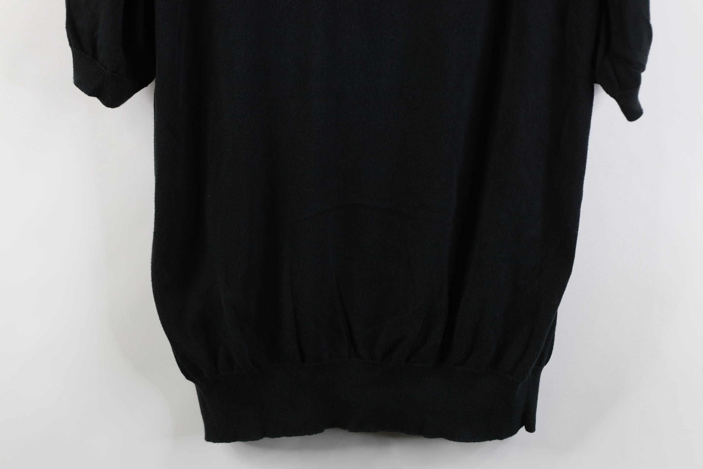 Vintage Vintage 90s Streetwear Knit Collared Pullover Polo Black Size US XL / EU 56 / 4 - 3 Thumbnail