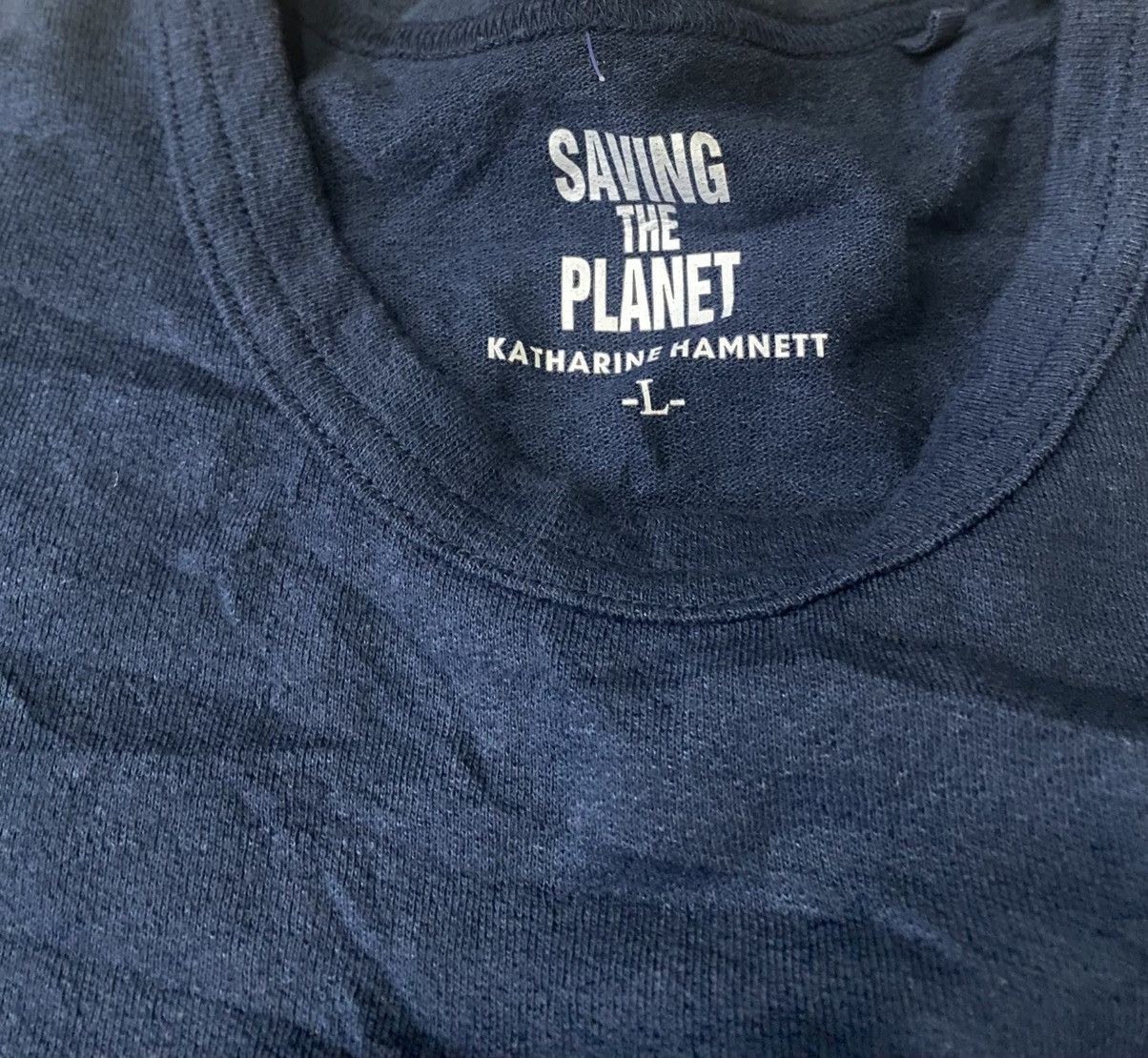 Katharine Hamnett London Designer Katharine Hamnett Saving the planet Pocket Tee Size US L / EU 52-54 / 3 - 3 Thumbnail