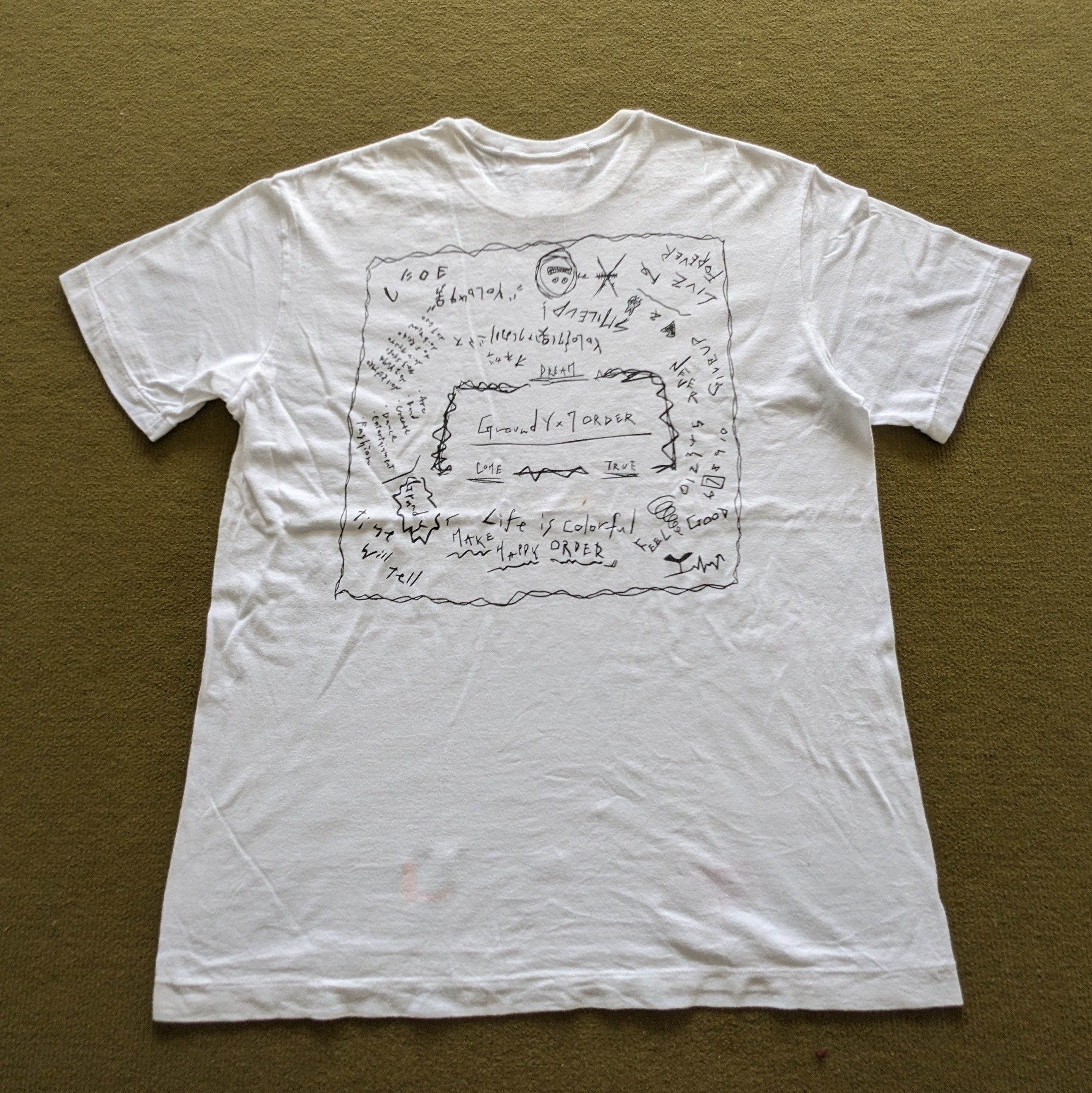 Yohji Yamamoto Vintage 90's GROUND Y X TORDER by Yohji Yamamoto Tshirts Size US L / EU 52-54 / 3 - 1 Thumbnail