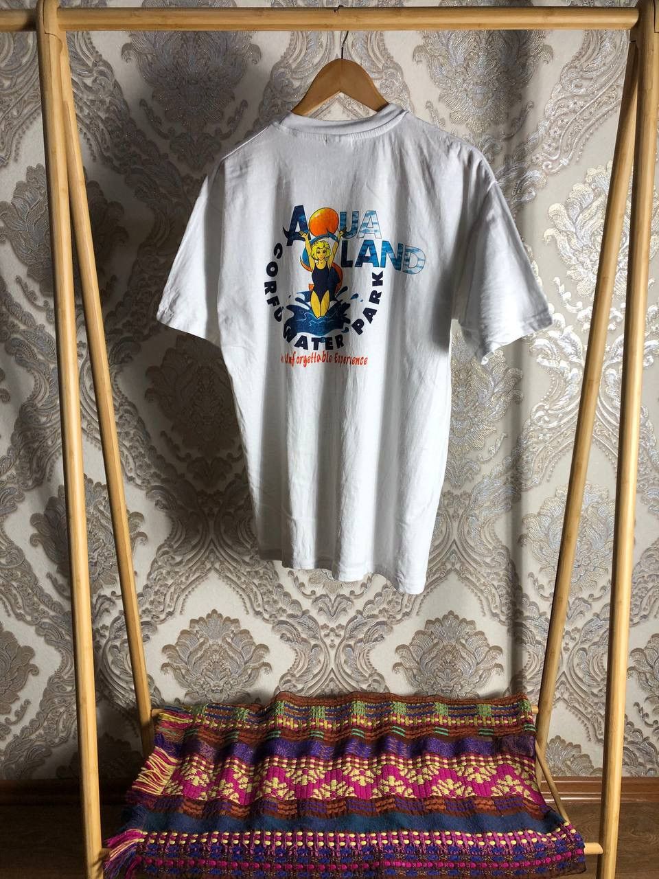 Cartoon Network × Vintage VERY RARE AQUA LAND DOUBLE PRINTED T-SHIRT BIG LOGO Y2K 90s Size US L / EU 52-54 / 3 - 11 Thumbnail