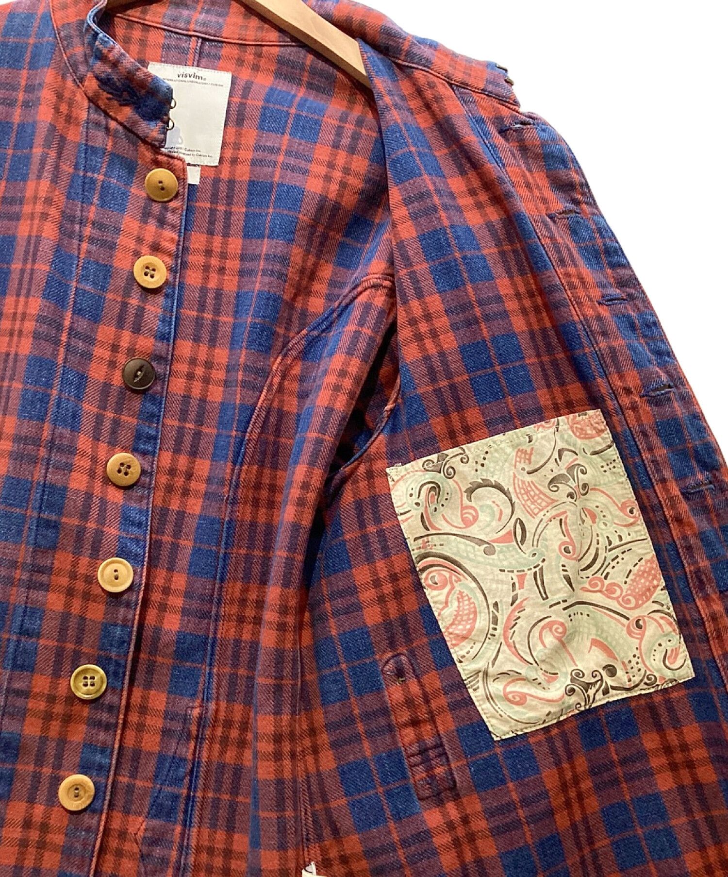 Visvim Visvim 14AW Indigo Check Lugli Jkt jacket smock coat Size US M / EU 48-50 / 2 - 5 Thumbnail
