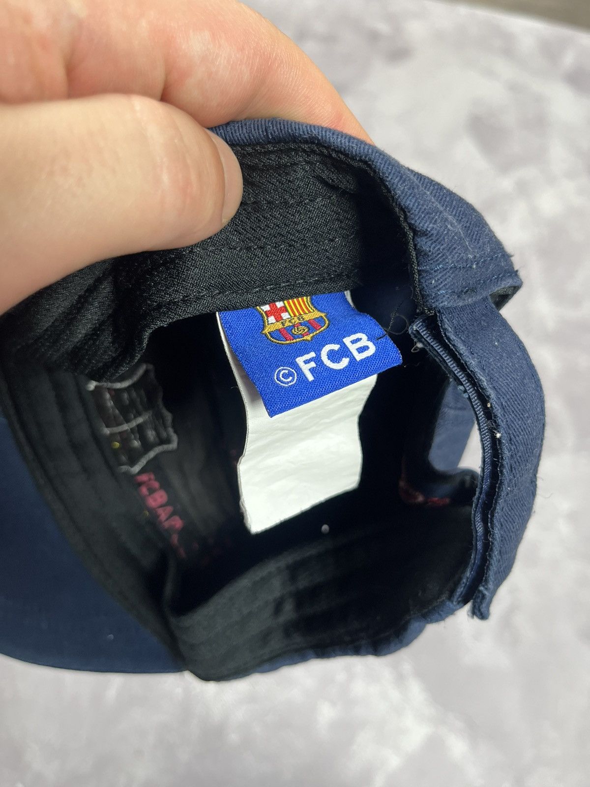 Vintage Vintage Barcelona Cap Messi 10 Autographed Size ONE SIZE - 5 Thumbnail