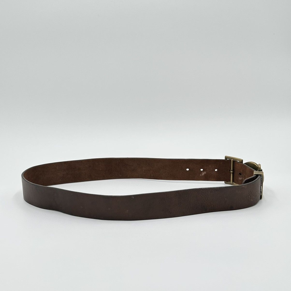 Stone Island Stone Island Vintage Leather Belt Size 32 - 5 Thumbnail