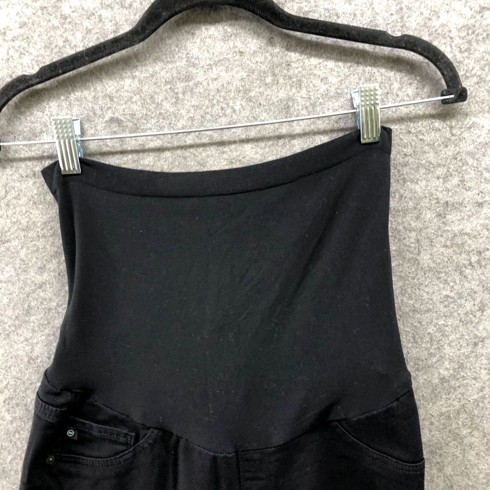 Vintage VINTAGE AG Adriano Goldschmied Womens Jeans 27R Black Skinny Secret Fit Slim High Rise Denim Cotton Blend Stretch Hip Guessing: Note, not vintage? Size 27" / US 4 / IT 40 - 3 Thumbnail