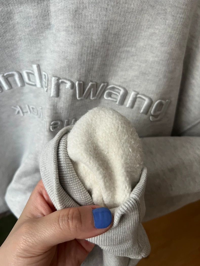 Alexander Wang Alexander Wang Logo Embroidered Turtleneck Sweatshirt- Size XS / US 0-2 / IT 36-38 - 7 Thumbnail