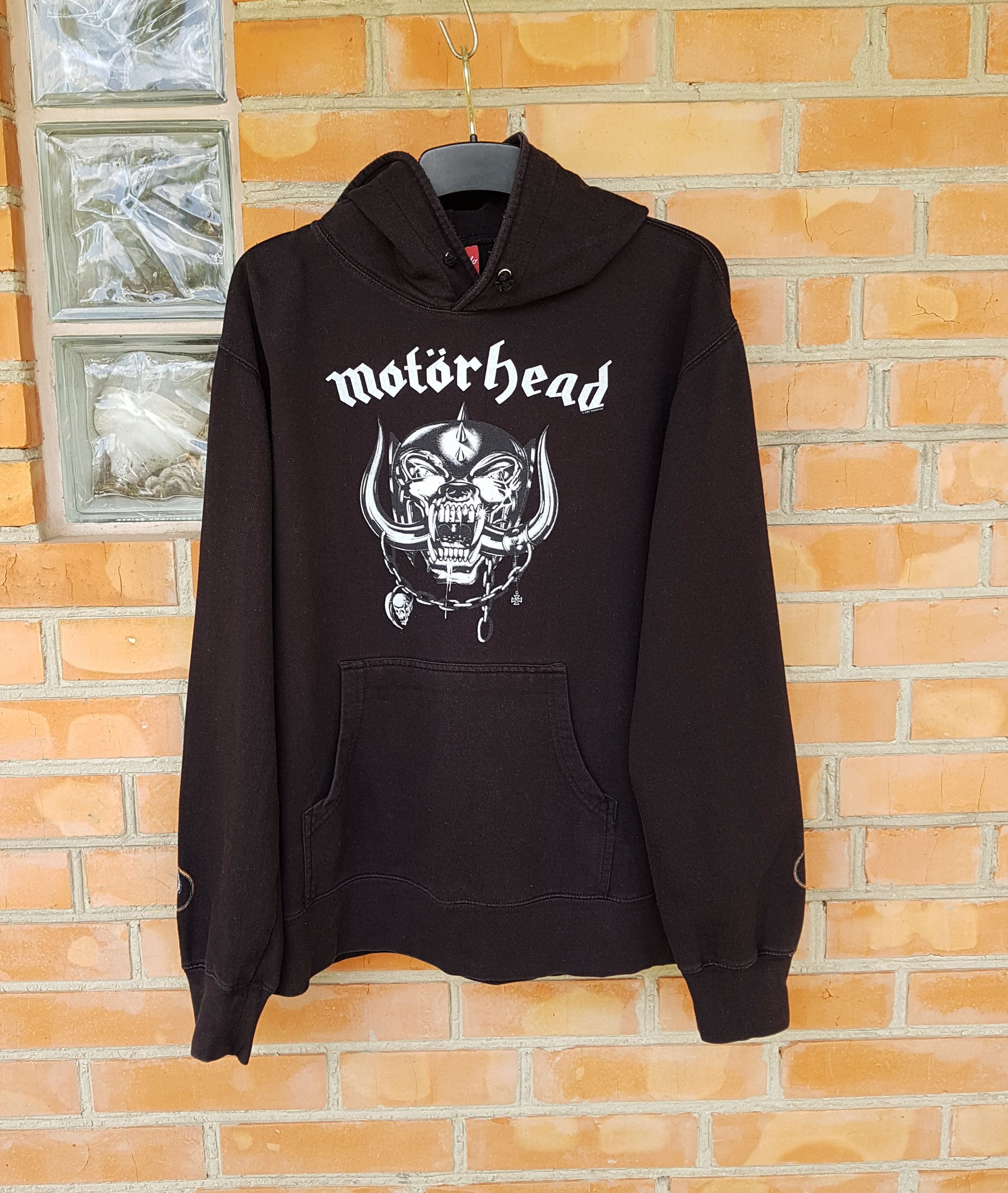 Motorhead Ace of Spades Rock Band Hoodie Pullover sz L