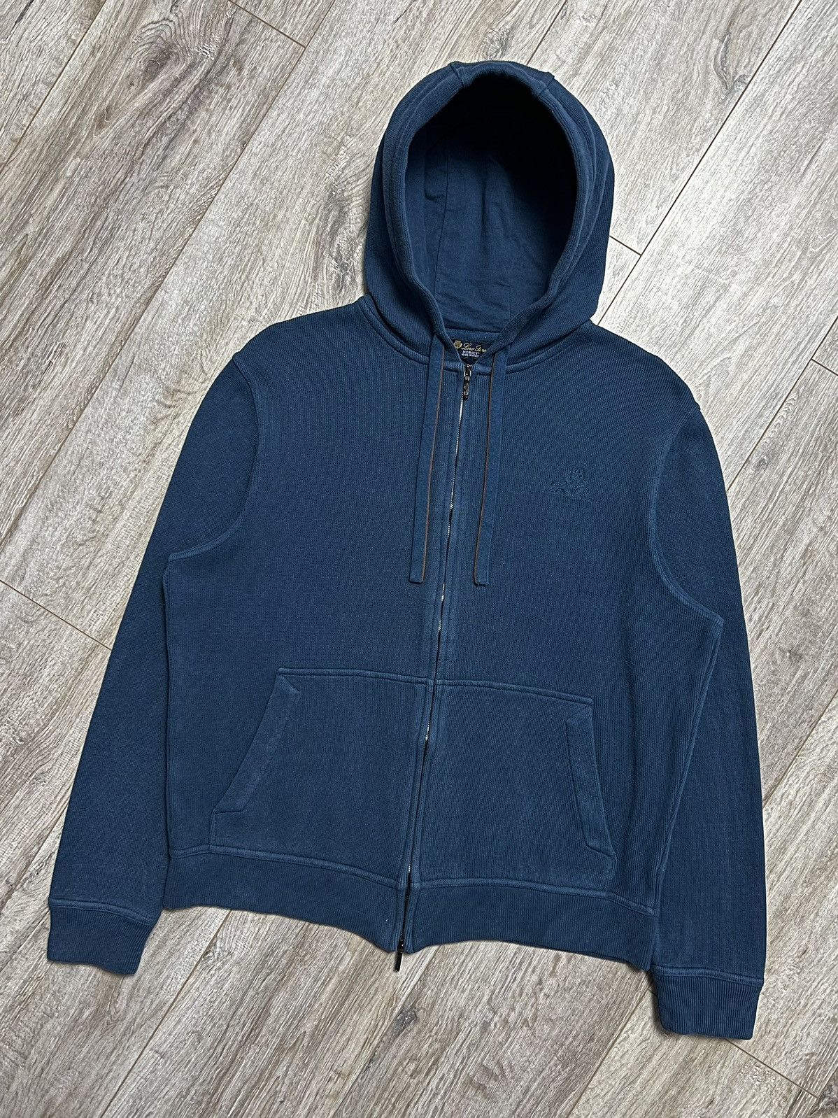 Loro Piana LORO PIANA Sweatsuit Track Cotton Hoodie/Pants Set LP Logo Size US S / EU 44-46 / 1 - 9 Thumbnail