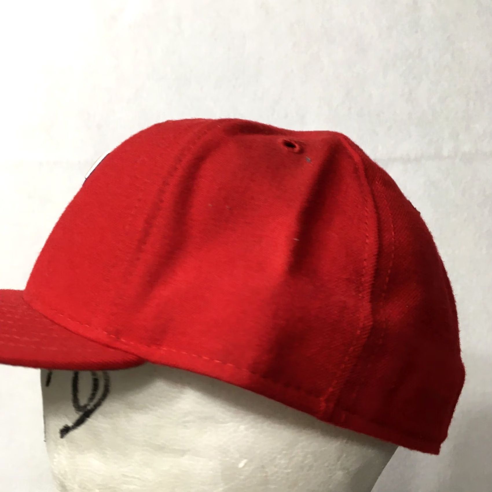 Vintage RANGERS AUTHENTIC RED CAP HAT 7 1/2 MLB Size ONE SIZE - 6 Thumbnail