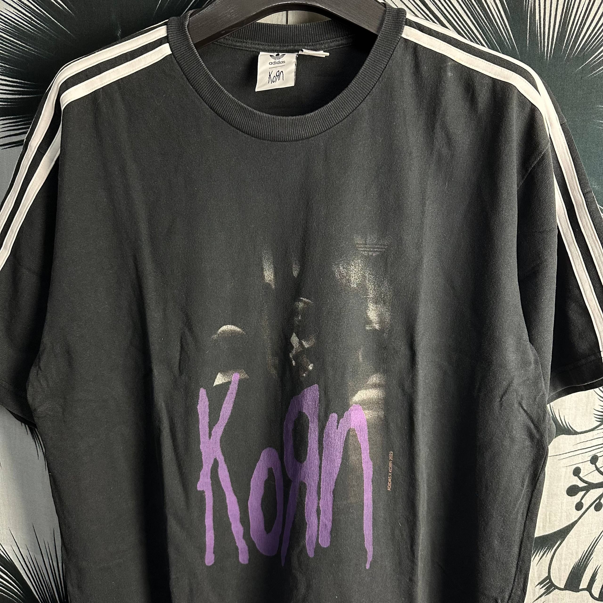 Adidas Authentic Adidas Korn "Life Is Peachy" Band T-Shirt FW23 Size US XL / EU 56 / 4 - 3 Thumbnail