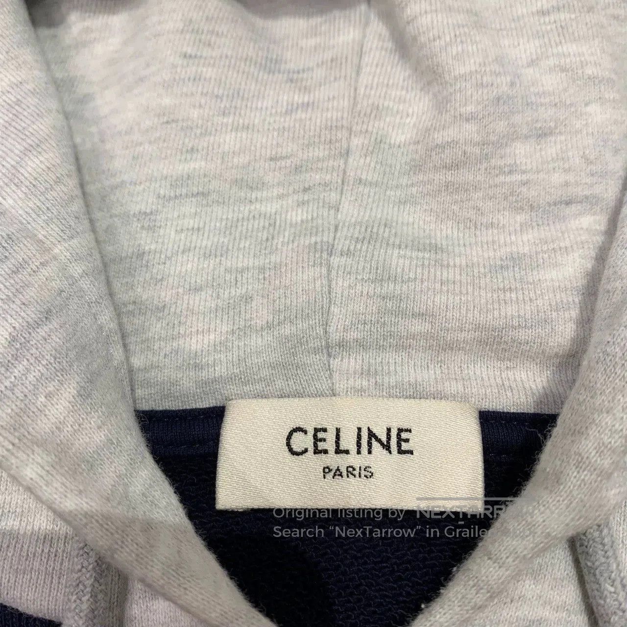 Celine celine hooded sweatshirt with layered design. Size XS / US 0-2 / IT 36-38 - 6 Thumbnail