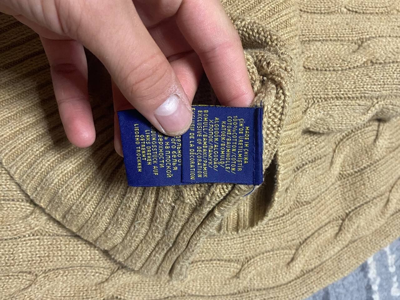 Polo Ralph Lauren 🧵 Polo Ralph Lauren Cable Knit Sweater — Classic Beige Size US XS / EU 42 / 0 - 3 Thumbnail