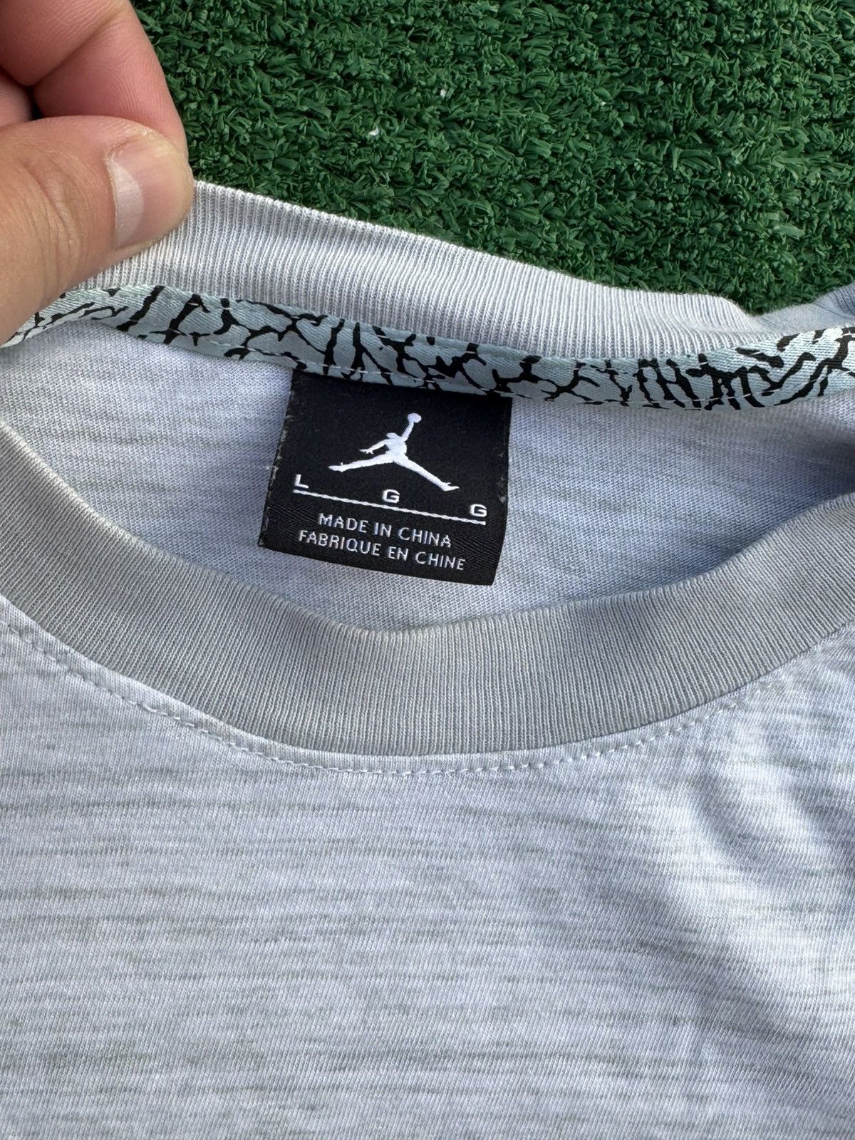 Jordan Brand Grey Jordan Air T-Shirt Size US L / EU 52-54 / 3 - 2 Thumbnail