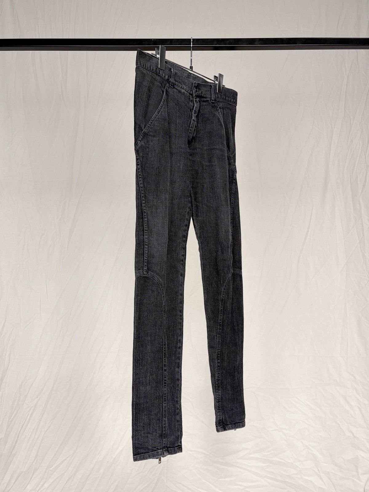 Gareth Pugh Gareth Pugh Geometric Stitch Zip Skinny Jeans Size US 32 / EU 48 - 3 Thumbnail