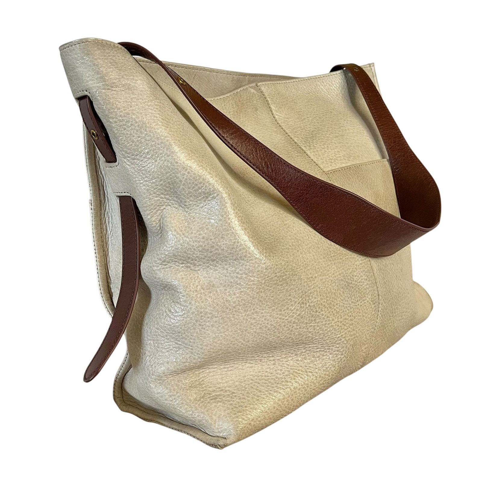 Hobo HOBO Park Latte Cream Leather Tote Bag Size ONE SIZE - 11 Thumbnail