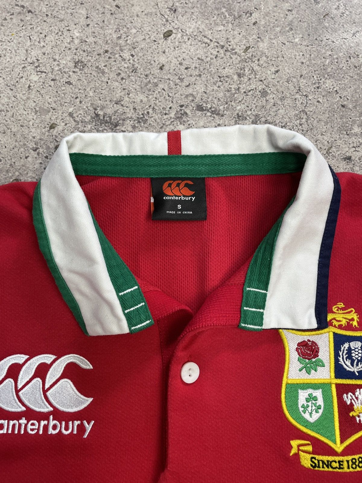 Vintage Vintage Nike Rugby South Africa 00s Striped Polo Size US S / EU 44-46 / 1 - 7 Thumbnail