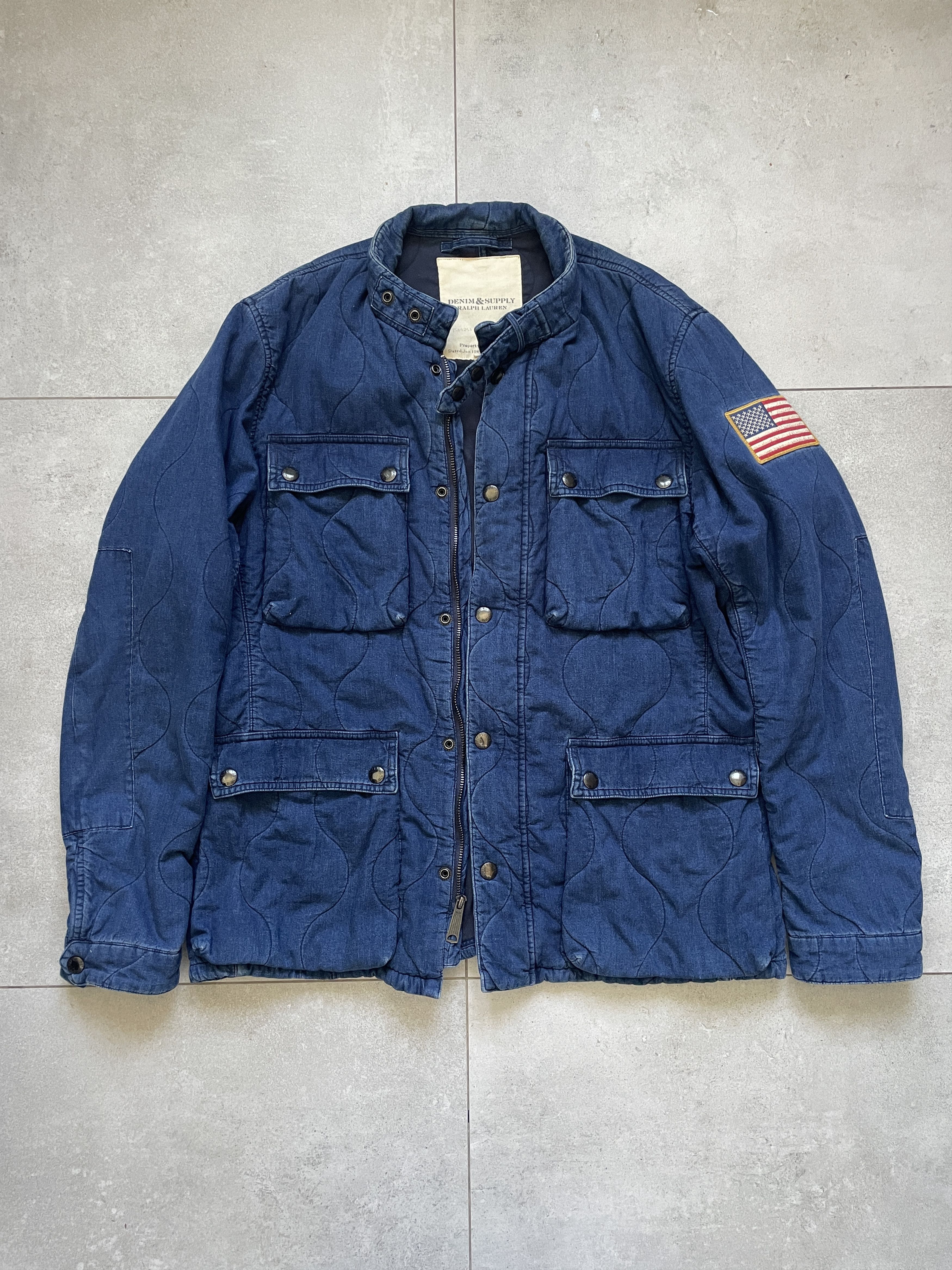 Denim & Supply Ralph Lauren VINTAGE RALPH LAUREN DENIM & SUPPLY M65 AMERICAN FLAG JACKET Size US XL / EU 56 / 4 - 1 Thumbnail
