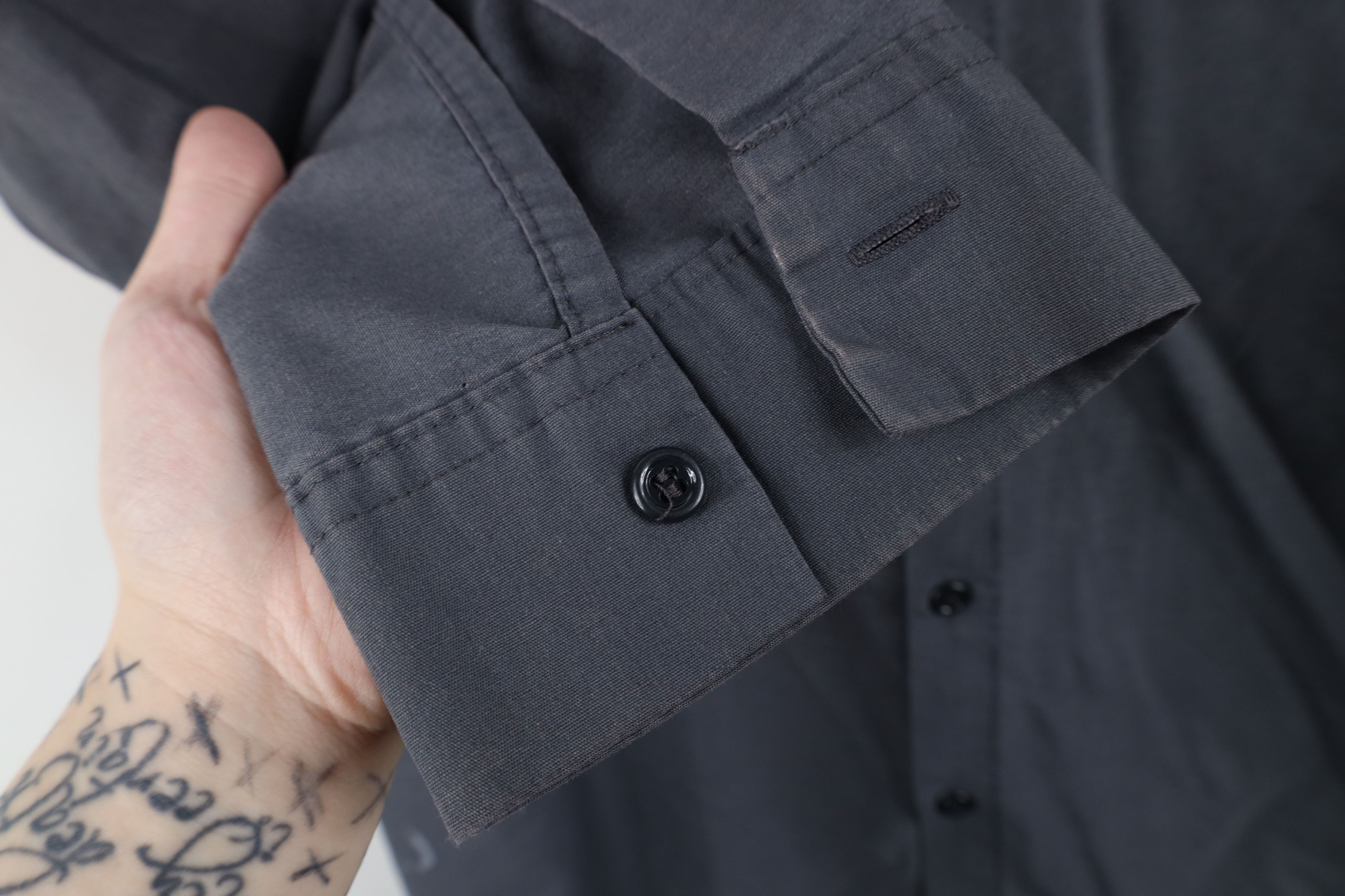Vintage Vintage 90s Streetwear Workwear Mechanic Button Shirt USA Size US M / EU 48-50 / 2 - 11 Thumbnail
