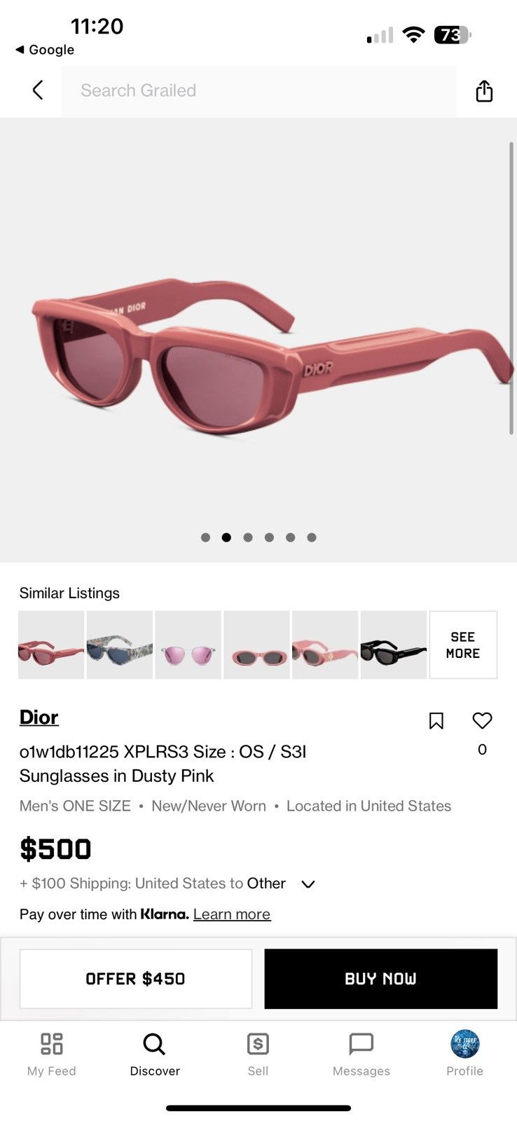 Dior Dior XPlorer S3l Dusty Pink Size ONE SIZE - 13 Thumbnail