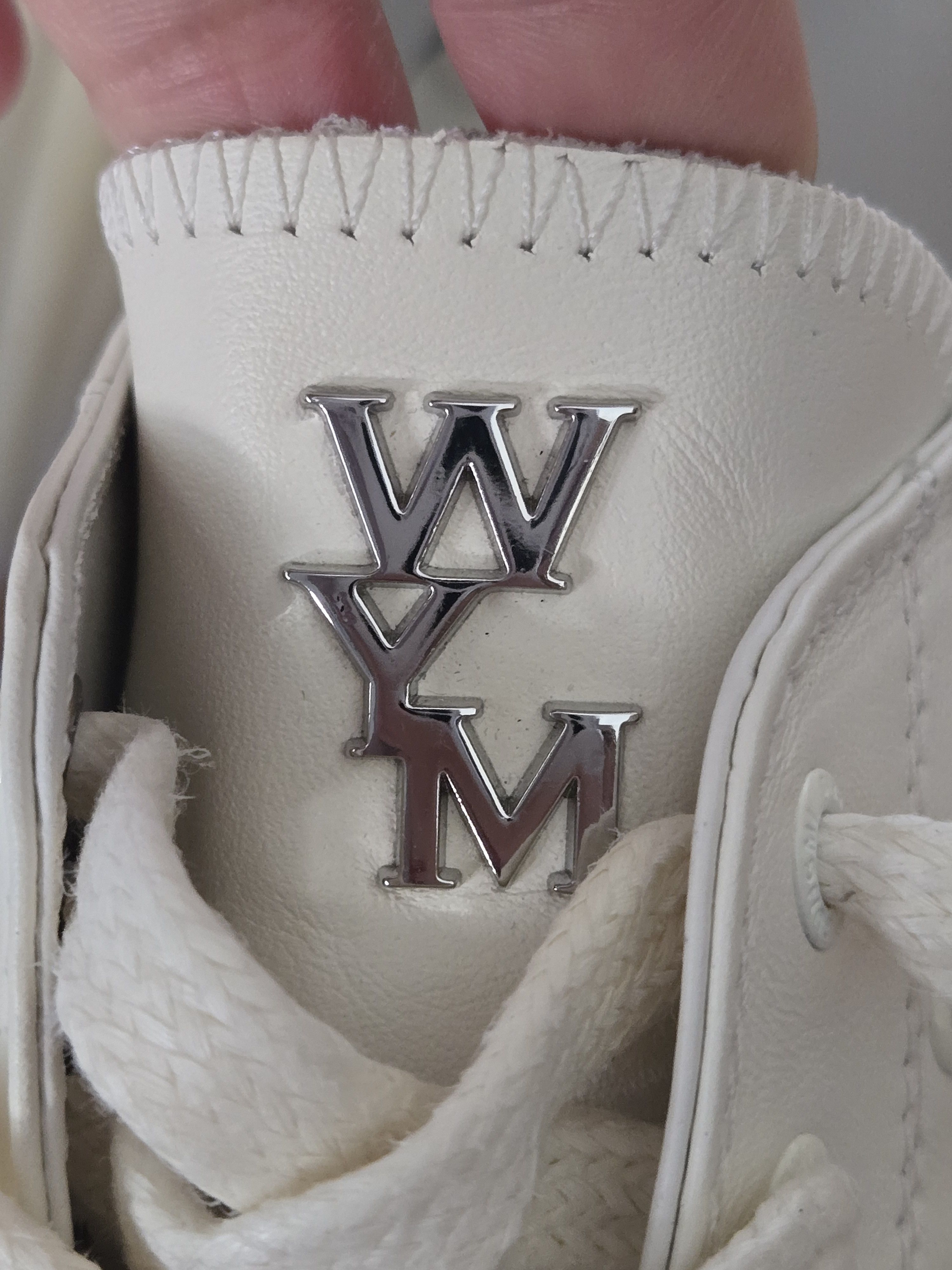 Wooyoungmi Off white ivory double laced sneakers Size US 8 / EU 41 - 13 Thumbnail