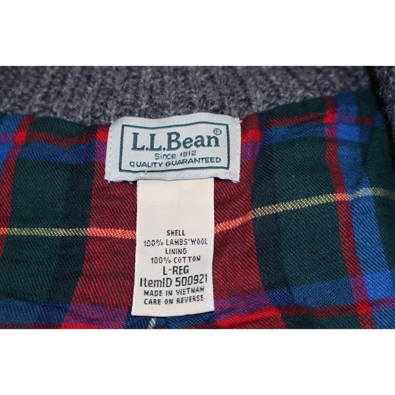 L.L. Bean LL Bean Men’s Waterfowl Sweater Full Zip Lambswool Jacket Size US L / EU 52-54 / 3 - 3 Thumbnail