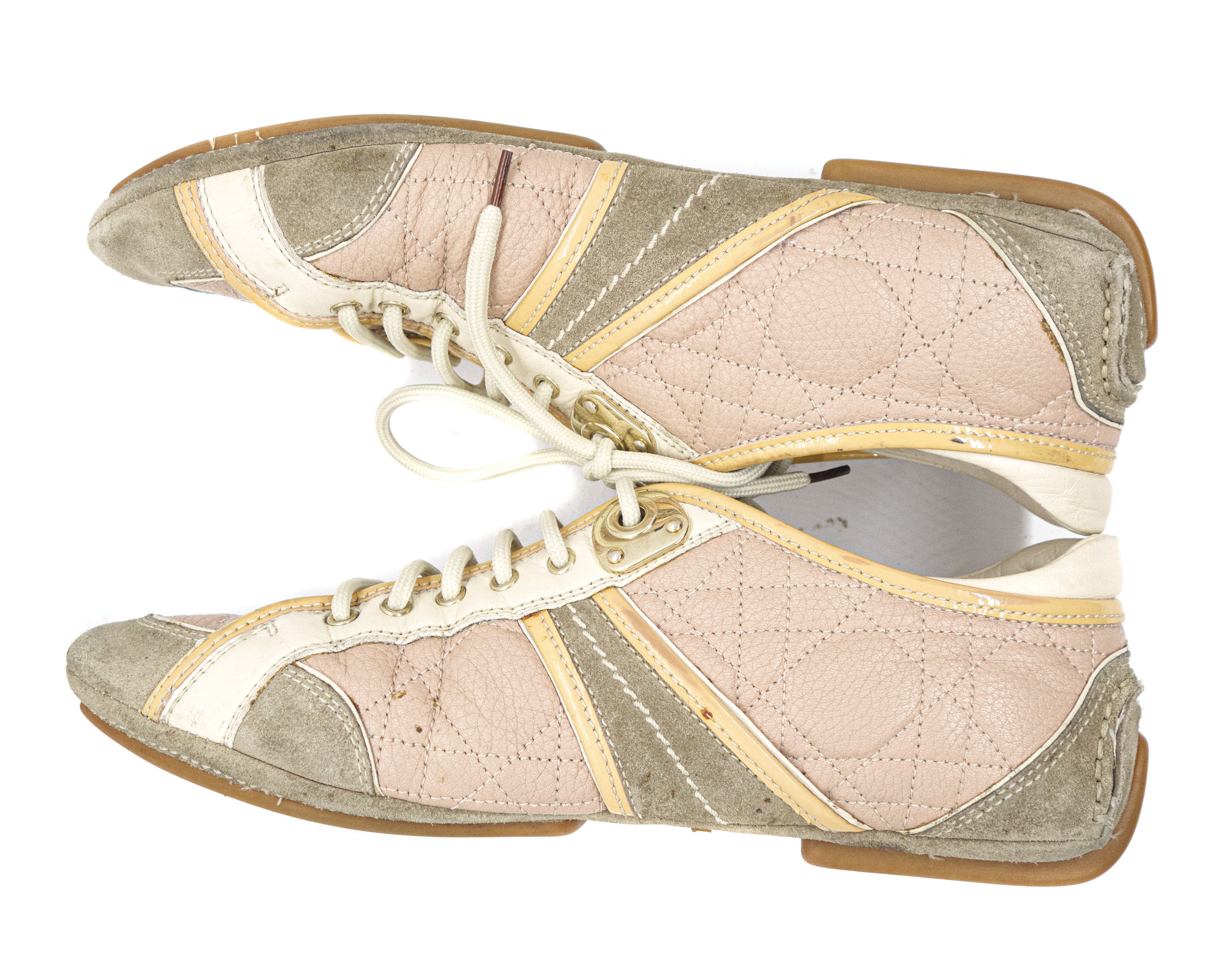 Dior 00S John Galliano Era Low Y2K Logo Sneakers Vintage Size US 7.5 / IT 37.5 - 6 Thumbnail