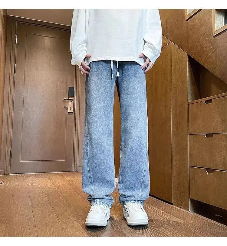 Japanese Brand Retro straight leg versatile jeans Size US 30 / EU 46 - 4 Thumbnail