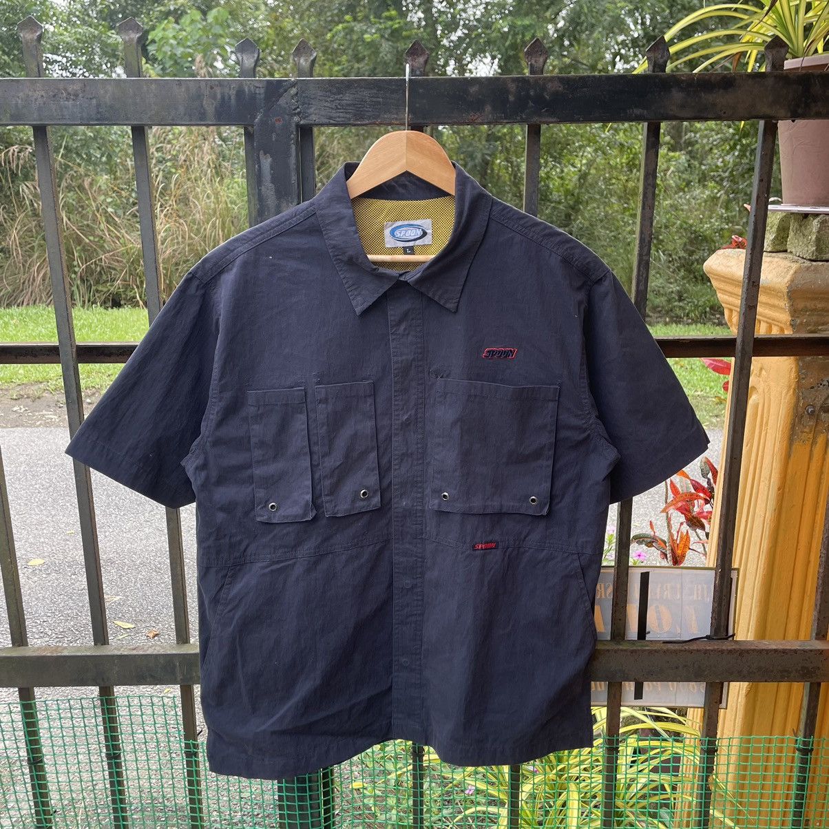 Spoon × Vintage 🔥Vintage Spoon Double Pocket Buttons Up Workers Shirts Size US L / EU 52-54 / 3 - 1 Thumbnail
