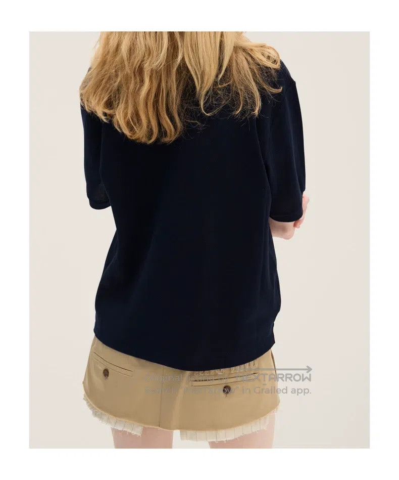 Miu Miu Miu Miu Size S Women's short sleeve Polo shirt Size S / US 4 / IT 40 - 4 Thumbnail