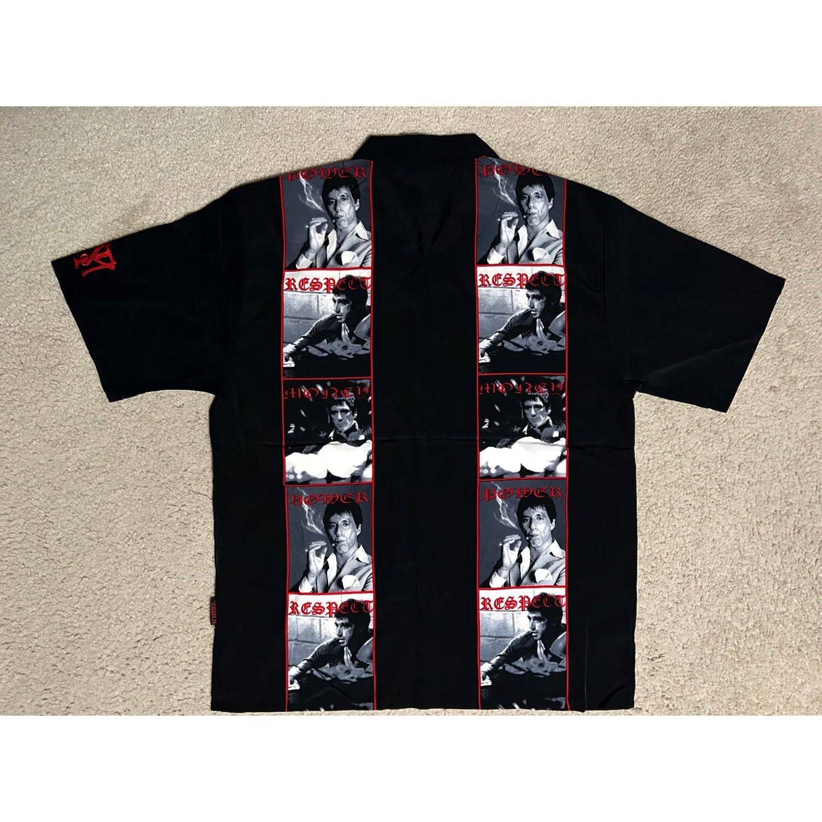 Dragonfly Scarface Al Pacino Button Up Shirt 1XL Men's, Men's — image 6 of 6