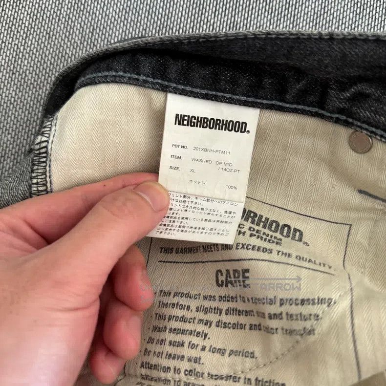 Neighborhood Neighborhood size XL 20ss Basic Washed Denim Jeans Size US 27 - 6 Thumbnail