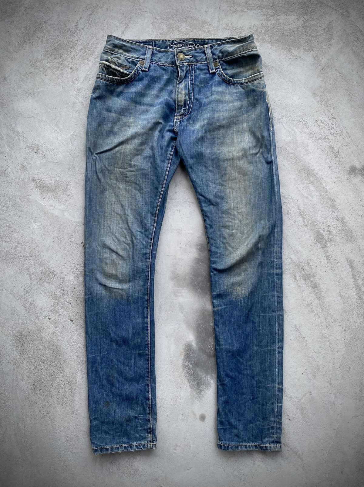 Robins Jeans ROBINS JEAN COMPARED TO WHO SKULL STUDDED JEANS Size US 29 - 8 Thumbnail
