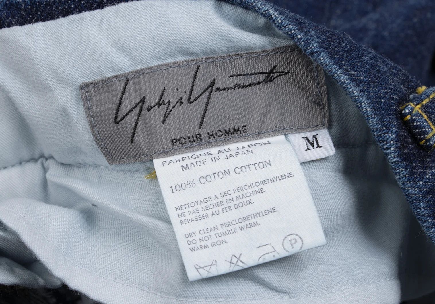 Yohji Yamamoto Yohji Yamamoto Three Stitch Tapered Denim Indigo M Size US 34 / EU 50 - 15 Thumbnail