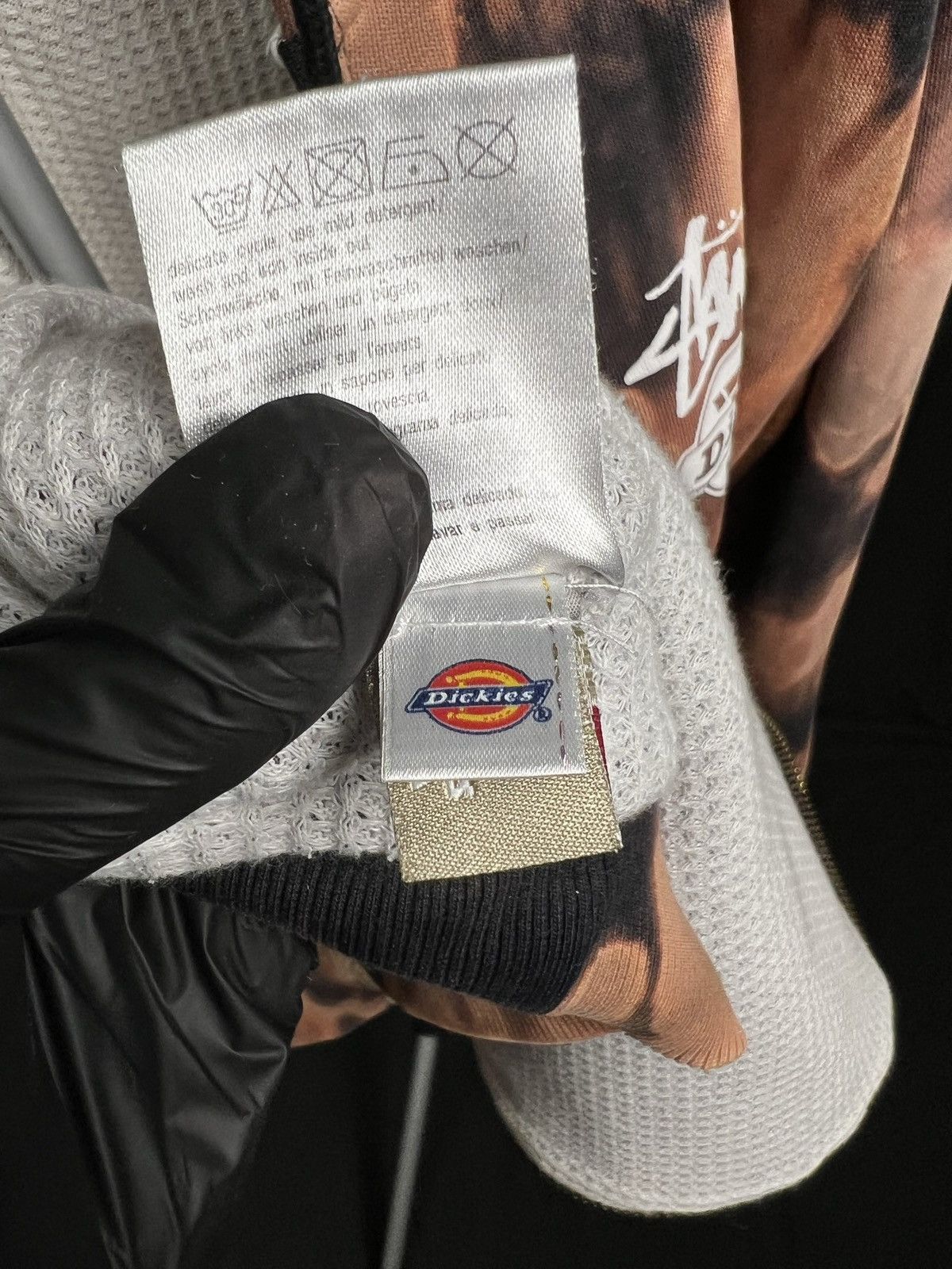 Dickies × Stussy × Vintage Rare Vintage Stüssy & Dickies distressed hoodie Size US XL / EU 56 / 4 - 11 Thumbnail