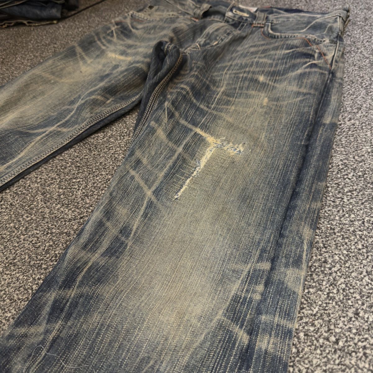 If Six Was Nine 🔥🇯🇵 Japanese 90s Edwin XV Rusty Clawmark Denim Size US 34 / EU 50 - 5 Thumbnail