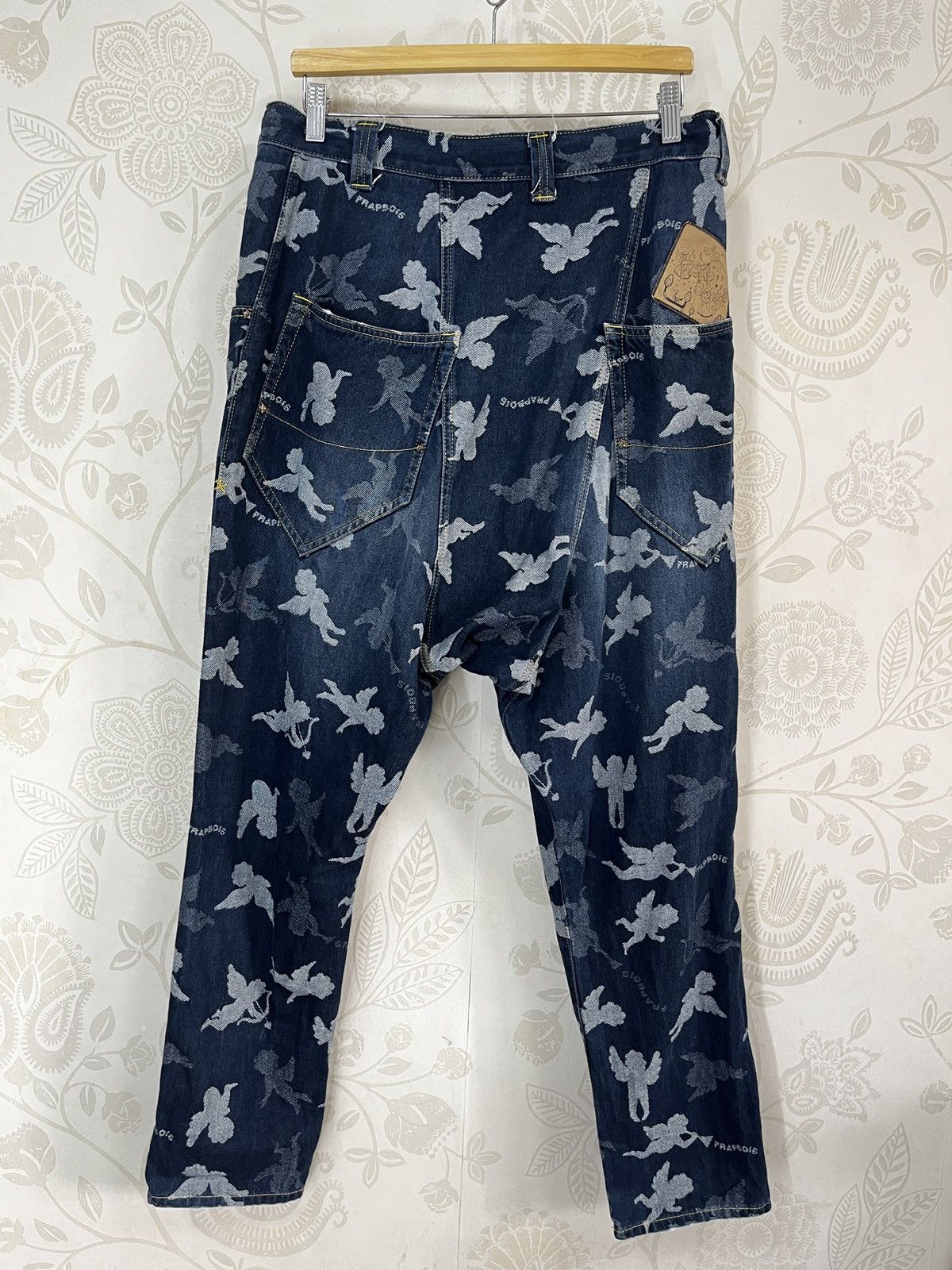 Frapbois × Issey Miyake Asymmetrical Frapbois Monogram Issey Miyake Denim Pants Size US 34 / EU 50 - 5 Thumbnail