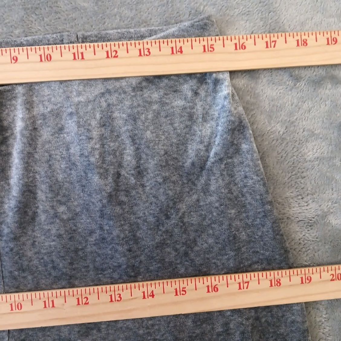 J. Jill J.Jill Pure Jill Ankle Pants Womens Small Gray Velour Pull On 30x31 Mid Rise Size 28" / US 6 / IT 42 - 3 Thumbnail
