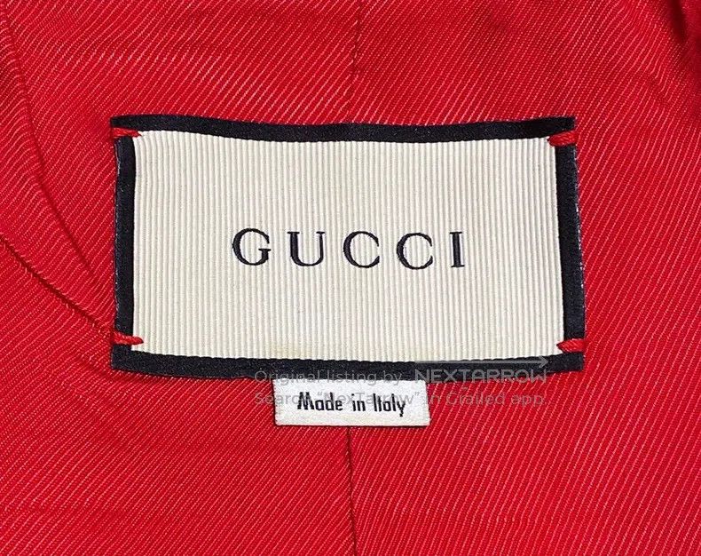 Gucci Gucci Red leather collar jacket Size XS / US 0-2 / IT 36-38 - 5 Thumbnail