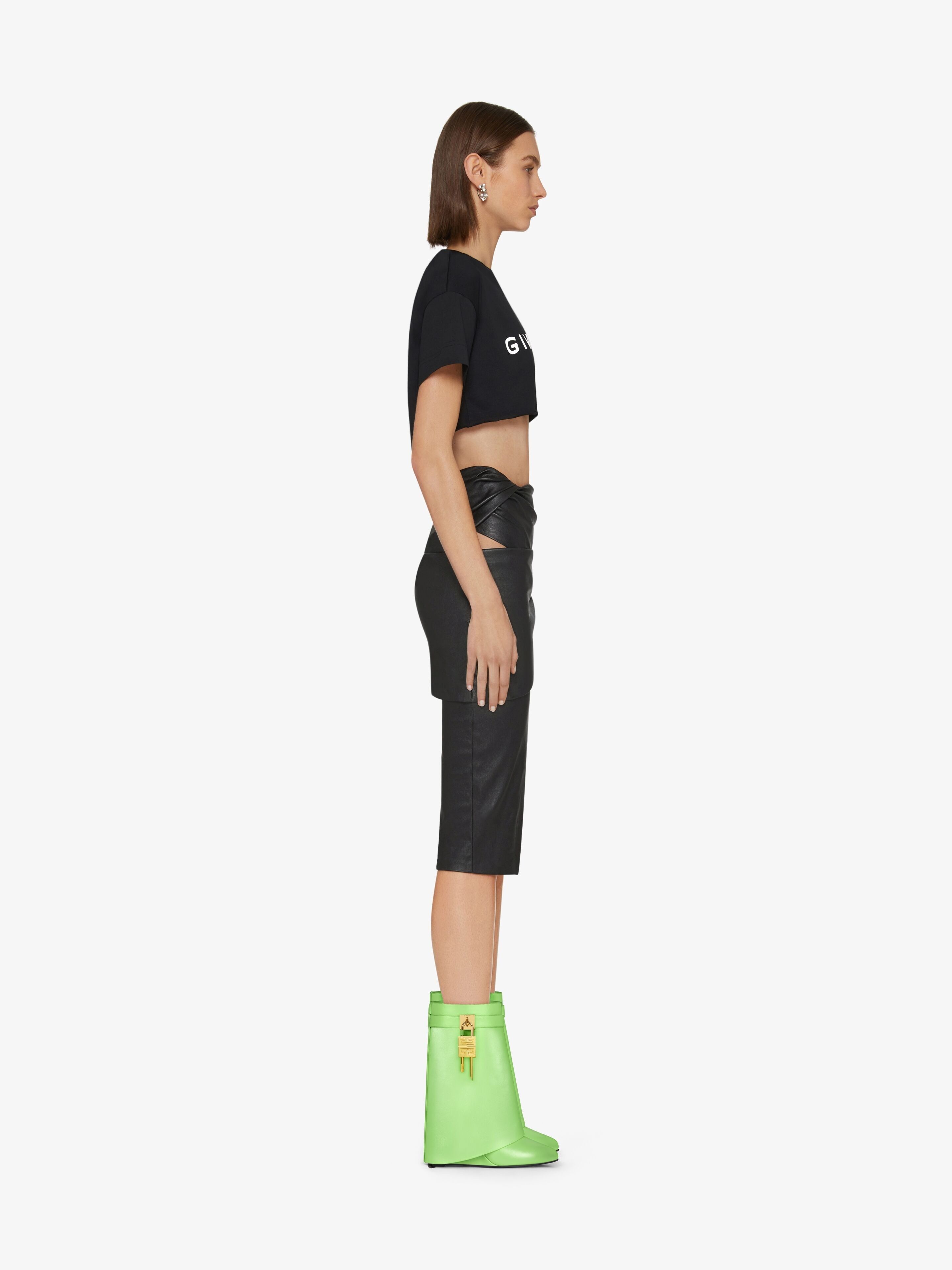 Givenchy o1srvl11e0525 Shark Lock Boots 90mm in Mint Green Size US 8 / IT 38 - 2 Thumbnail