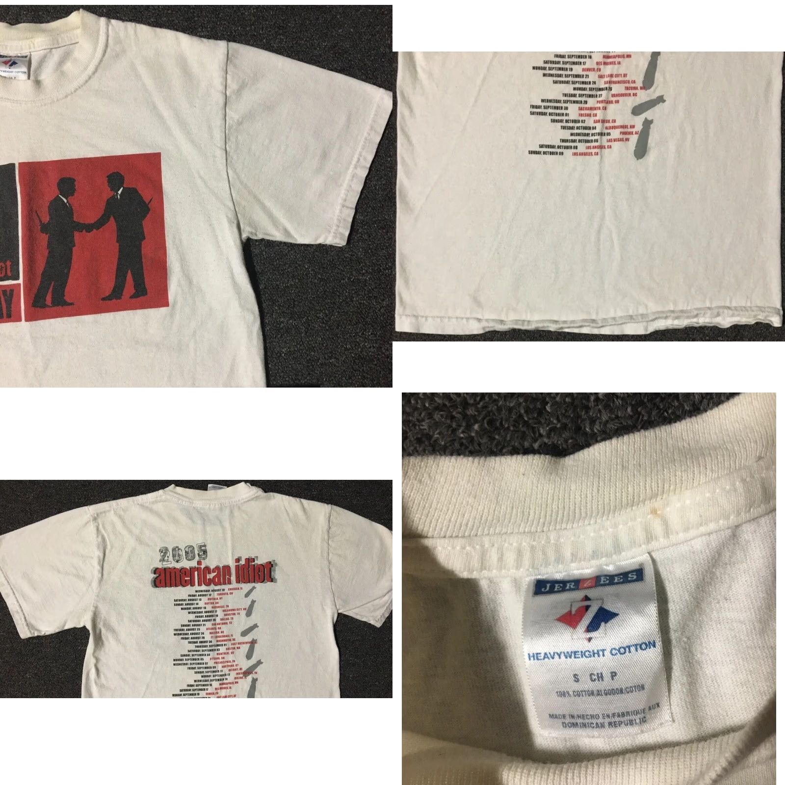 Vintage Vtg 2005 Green Day American Idiot Faded Tour Shirt S Punk Rock Promo Grunge Y2K Size US S / EU 44-46 / 1 - 8 Thumbnail