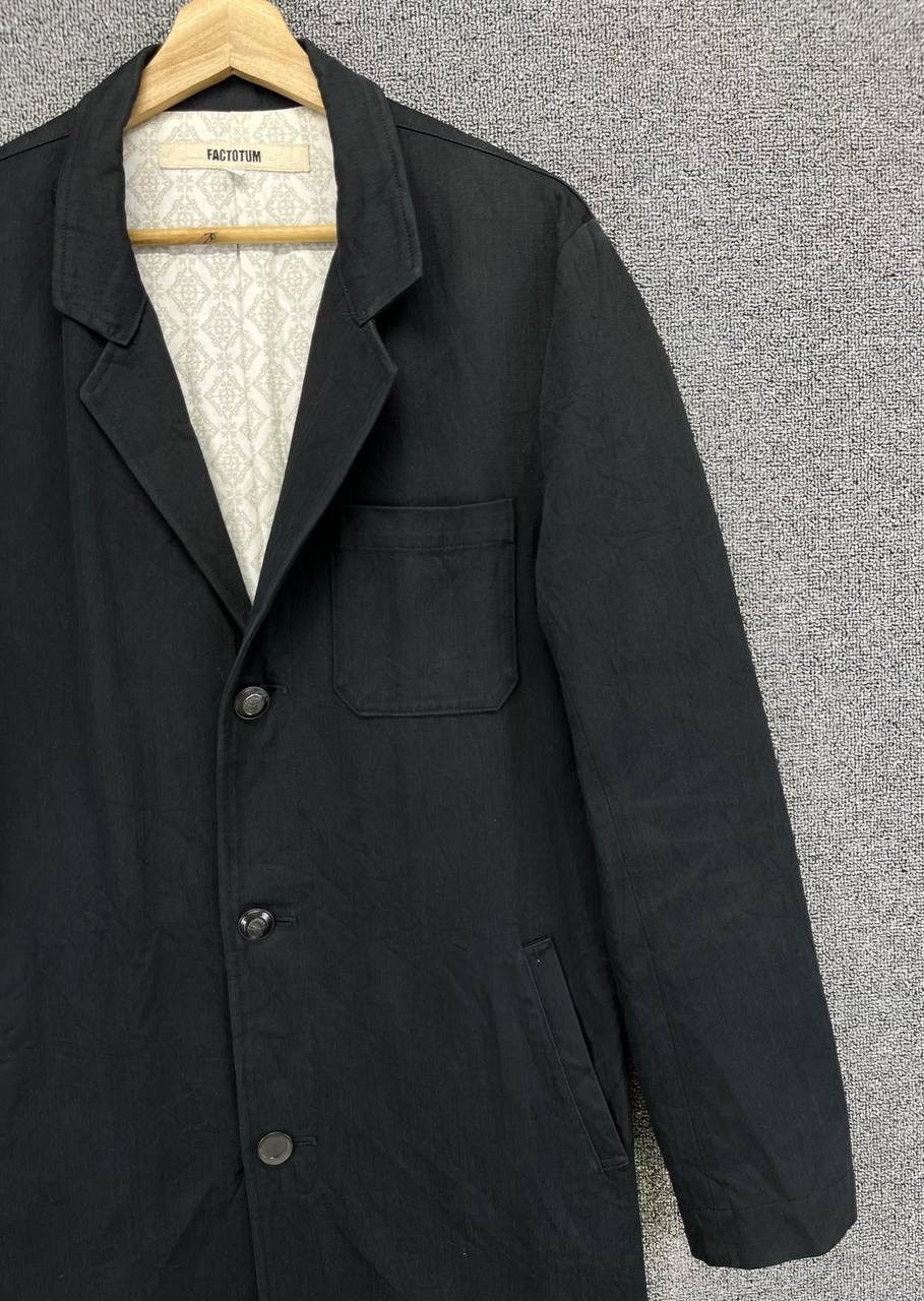 FACTOTUM Vintage Factotum Black Long Jacket Size M / US 6-8 / IT 42-44 - 6 Thumbnail