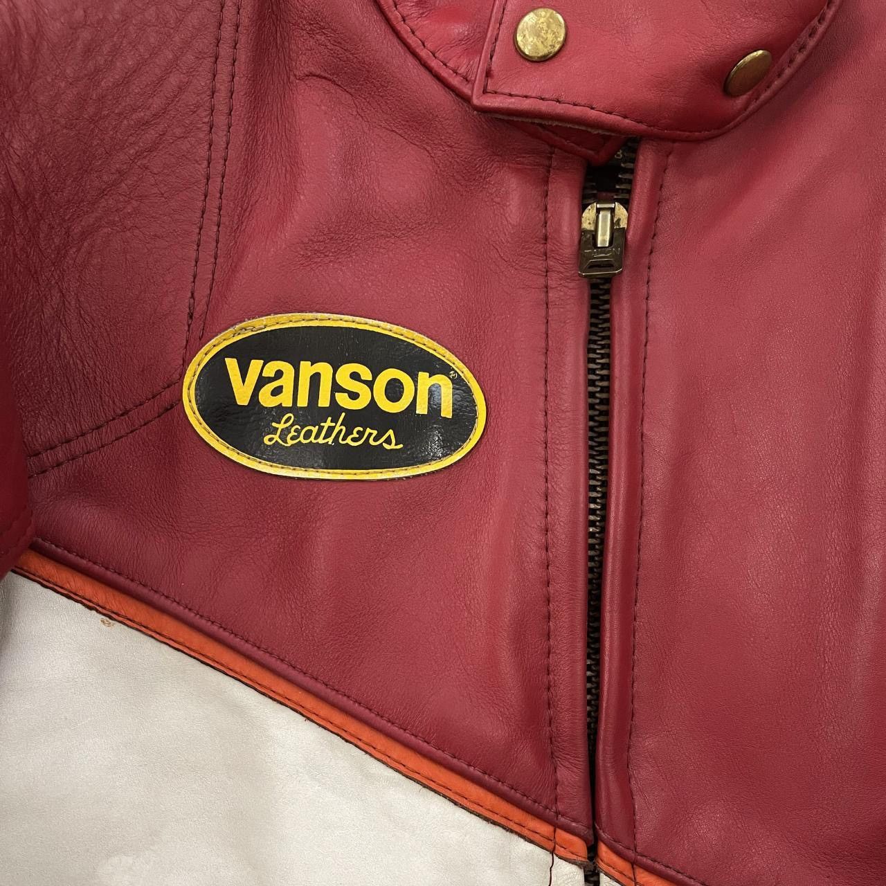 Vanson Leathers Vanson Leathers Leather Motorcycle Racing Jacket Size US S / EU 44-46 / 1 - 3 Thumbnail