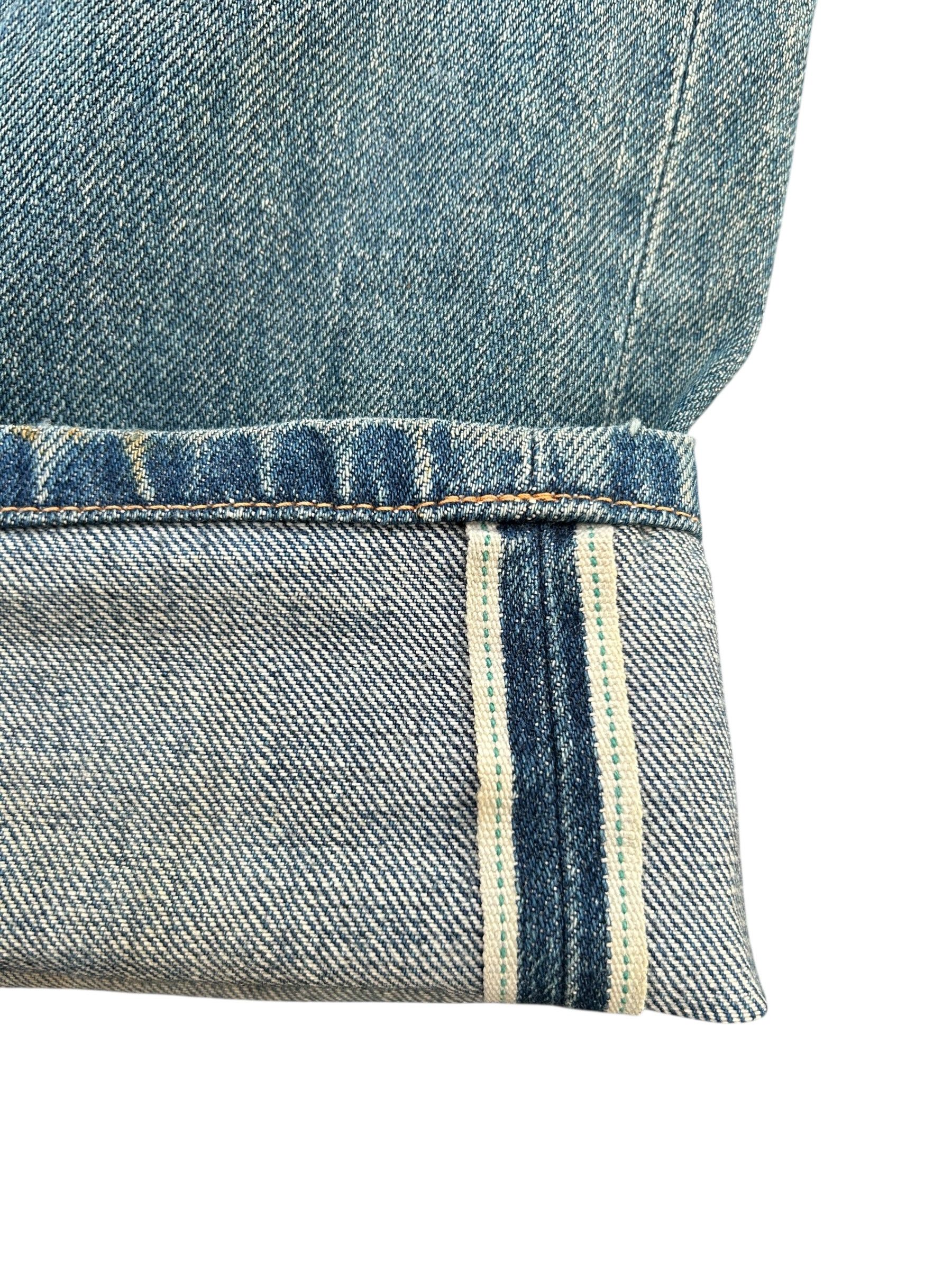 Kapital × Vintage × Wrangler Vintage Wrangler Selvedge Rusty Mud Wash Denim Jeans Size US 28 / EU 44 - 2 Thumbnail