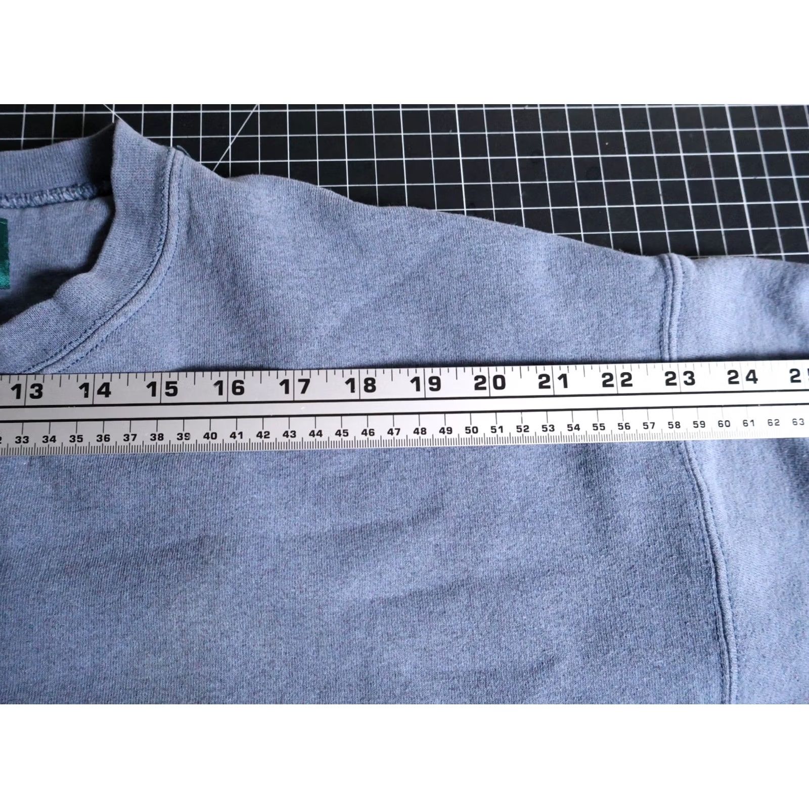 Vintage VINTAGE 90s Faded Sweatshirt Men's XL Blue Crewneck Solid Blank USA Made Cotton Blend Pullover Sweatshirt Size US XL / EU 56 / 4 - 7 Thumbnail