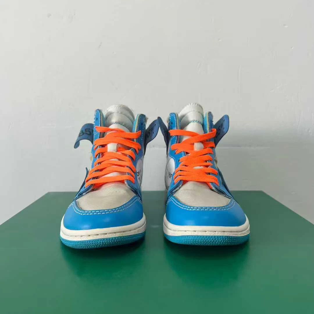 Nike Air Jordan 1 University Blue 40.5 Good Wear Laces Size US 7.5 / EU 40-41 - 2 Thumbnail