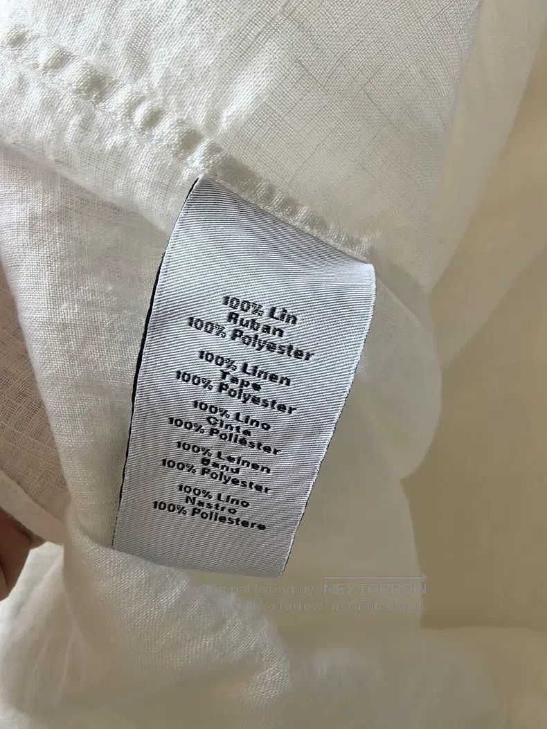 Hermes Hermes Linen Collar Shirt Size US XXS / EU 40 - 4 Thumbnail
