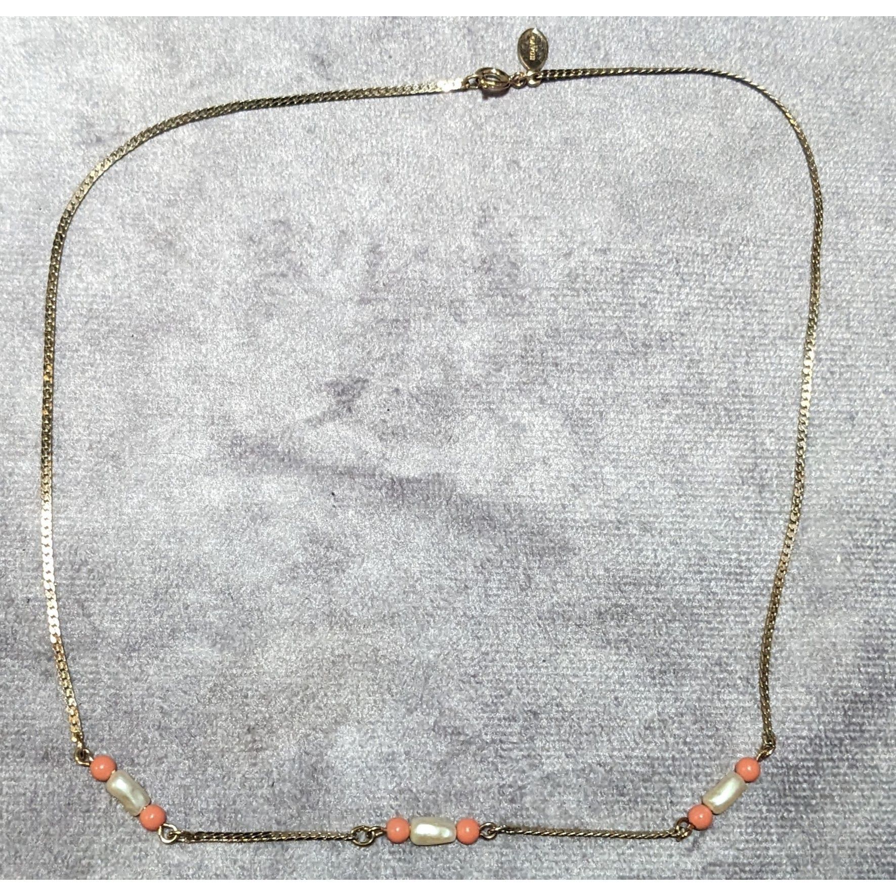Other Vintage 80s Avon Sea Treasure Faux Pearl And Coral Gold Tone Size ONE SIZE - 8 Thumbnail