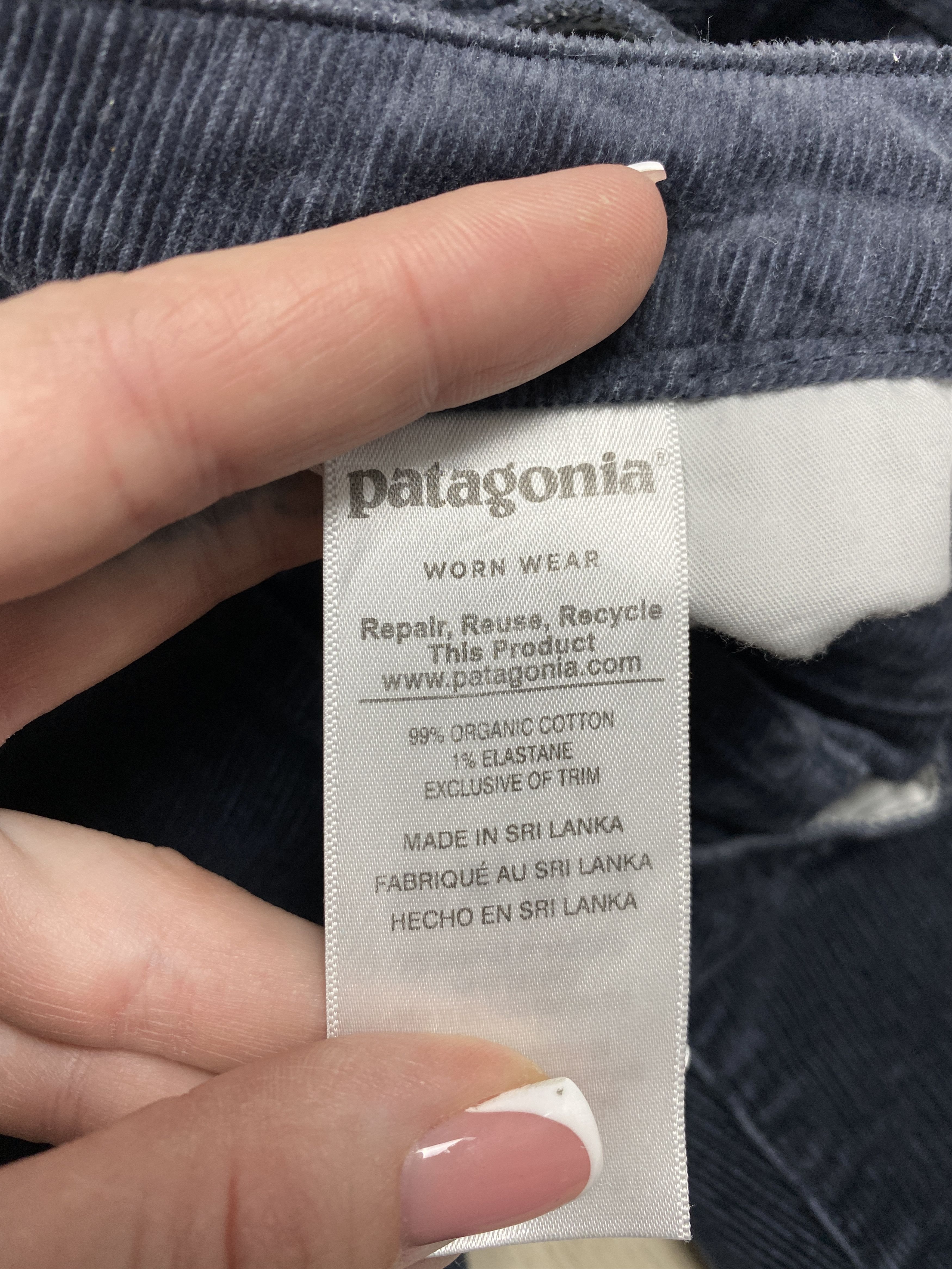 Patagonia Patagonia Vintage Womens Corduroy Denim Pants Size 28" / US 6 / IT 42 - 5 Thumbnail