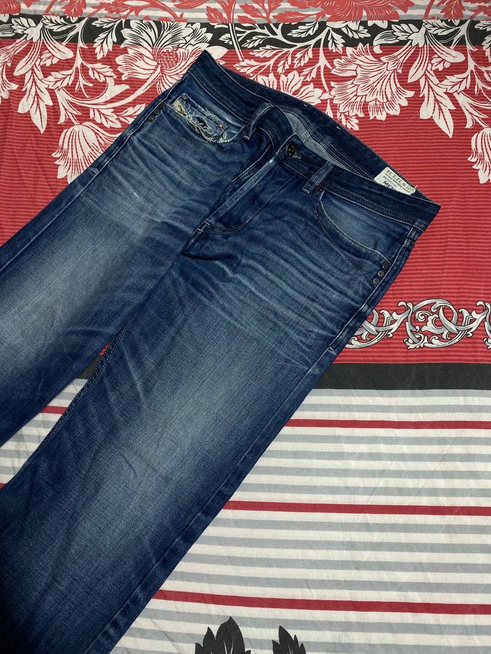 Diesel × Vintage Vintage Diesel MENNIT REGULAR STRAIGHT Denim Jeans Size US 32 / EU 48 - 13 Thumbnail
